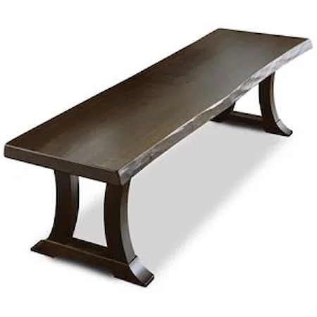 72" Bench with Alexander Base